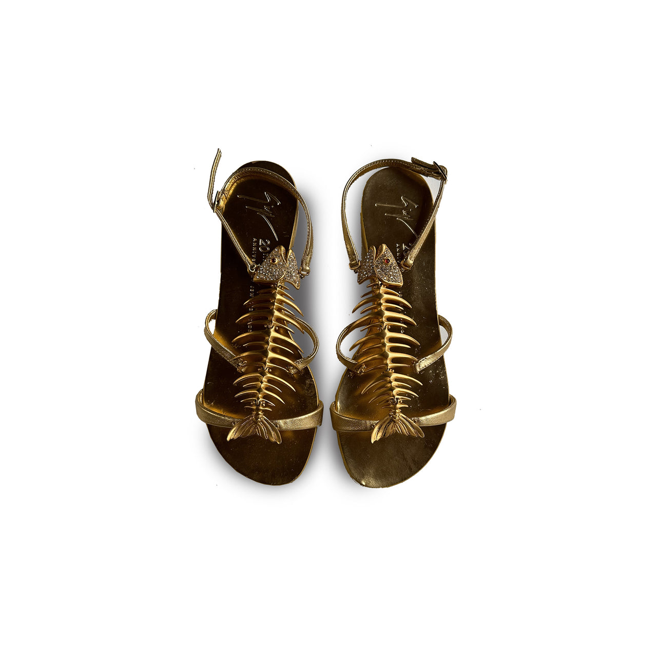 Zanotti FishBone 20th Anniversary sandals 37