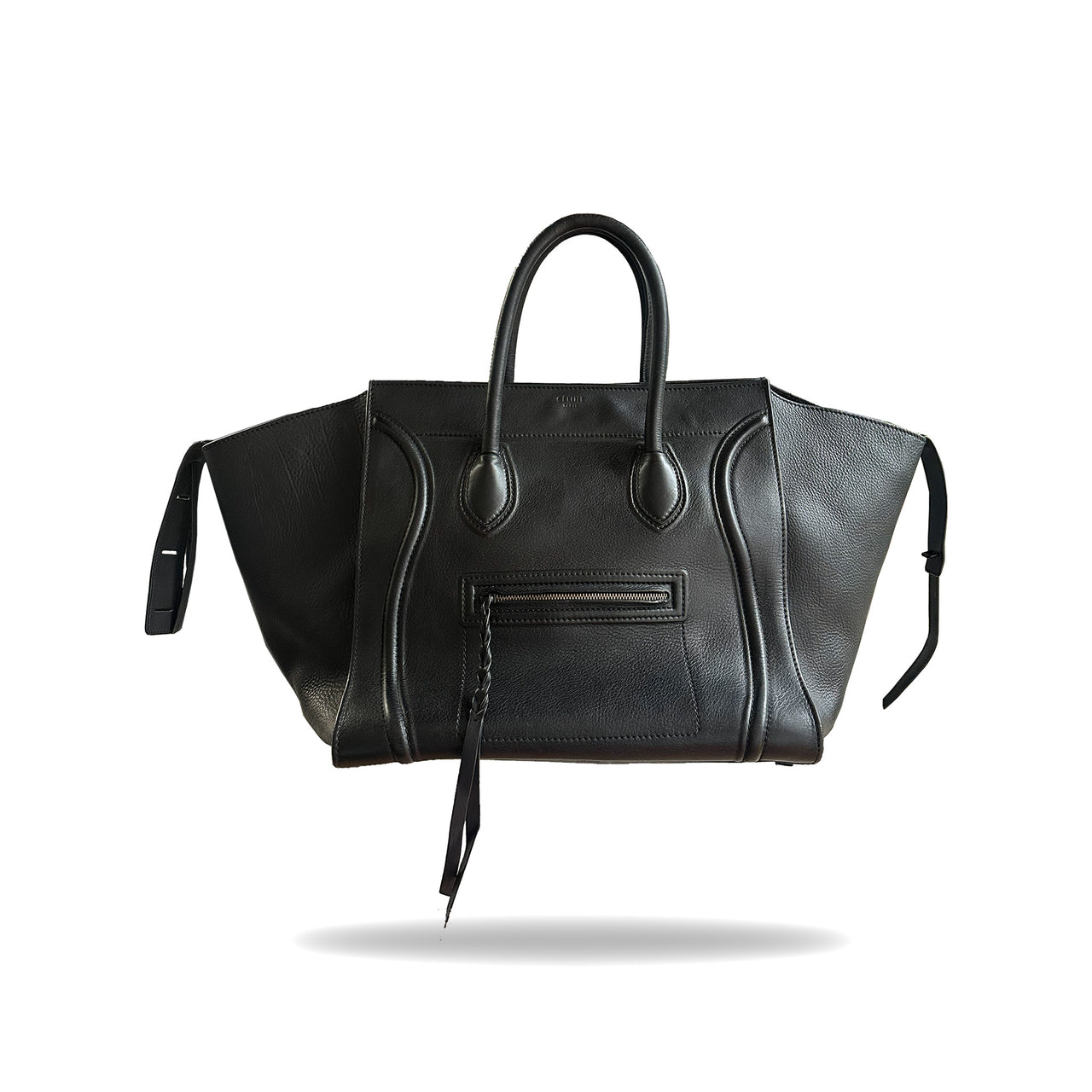 Celine Phantom Black Leather Bag