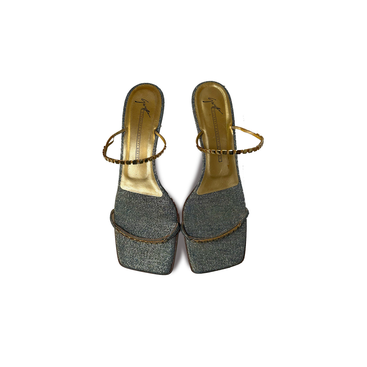 Giuseppe Zanotti Denim Sandals 41