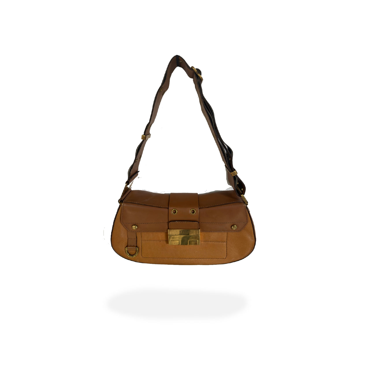 Dior 2002 Columbus Street Chic Brown Bag